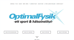 Desktop Screenshot of optimalfysik.se